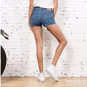 限Prime会员，Levi's 李维斯 Shorts版型 女式 501® 牛仔短裤 32317-0047