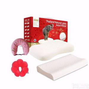 TAIPATEX 天然泰國乳膠 護(hù)肩枕+養(yǎng)護(hù)枕+旅行枕*2 