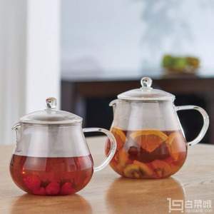 HARIO 好璃奥 CHC-70T 耐热玻璃茶壶 带不锈钢滤网 700ml