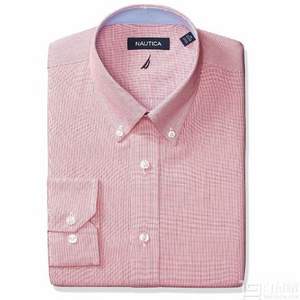Nautica 諾帝卡 男士純棉休閑襯衫 Prime會(huì)員湊單免費(fèi)直郵