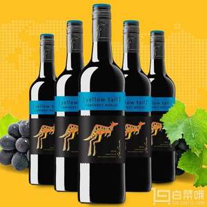 Yellow Tail 黃尾袋鼠 加本力梅洛 紅葡萄酒 750ml *8瓶 