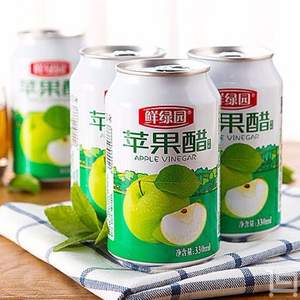 鲜绿园 苹果醋330ml*6罐