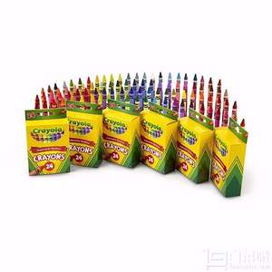 国际免邮月，Crayola 绘儿乐 可水洗蜡笔24支*6盒