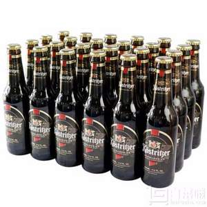 德国进口，KOSTRITZER 卡力特 黑啤酒 330ML*24瓶*2件
