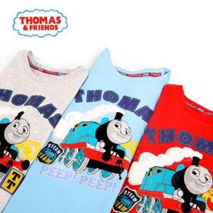 Thomas & Friends 托马斯和朋友 正版授权男童长袖纯棉T恤 3色