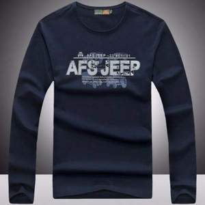 AFS JEEP 战地吉普 秋季新品休闲圆领棉质T恤 多色