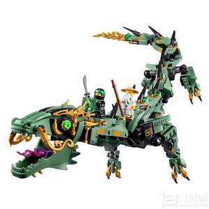 8月新品，Lego 乐高 幻影忍者系列 70612 绿忍者的飞天机甲神龙 Prime会员免费直邮含税
