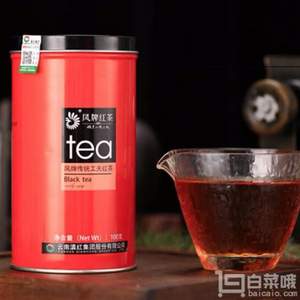 中华老字号，凤牌 特级滇红茶 100g*2罐