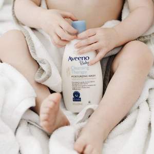 舒緩濕疹，Aveeno 艾維諾 嬰幼兒兒童天然燕麥沐浴露236ml*2瓶 Prime會員湊單免費直郵