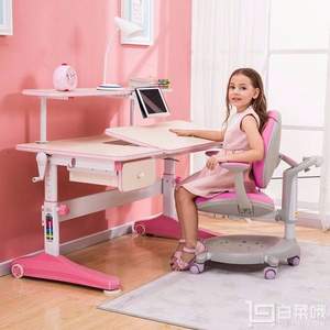 鎮(zhèn)店之寶，Sihoo 西昊 KD17+K15 兒童學(xué)習(xí)桌椅套裝 兩色 送護眼燈+閱讀架+包安裝