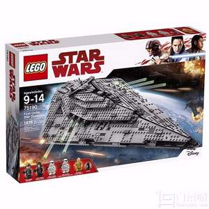 11日0点，17年新品 LEGO 乐高 Star Wars 星球大战系列 75190 第一秩序歼星舰