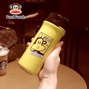 Paul Frank 大嘴猴 便携不锈钢保温杯400ml 送杯刷 多色