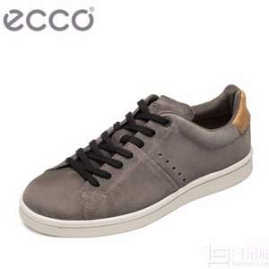 国内￥1599，ECCO 爱步 Kallum 卡林 男士真皮休闲板鞋 新低$58.74