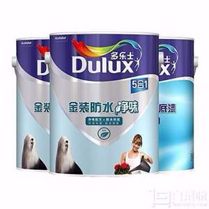 镇店之宝，Dulux 多乐士 金装防水净味五合一墙面漆 A897+A914