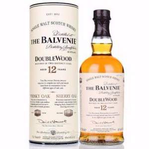 The Balvenie 百富 12年双桶苏格兰达夫镇单一麦芽威士忌700ml 