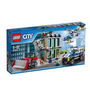 2017年新款，LEGO 乐高 城市系列 60140 推土机抢银行 