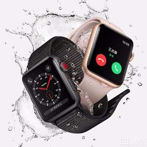 网易考拉海购：限黑卡会员，Apple 苹果 Apple Watch Series 3 智能手表 GPS版 38mm 3色