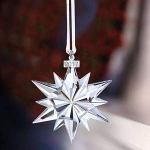 亞馬遜海外購：2017年限量版，Swarovski 施華洛世奇 大雪花掛飾 Prime會(huì)員湊單免費(fèi)直郵含稅
