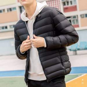 17年冬季新款，卡賓男裝 立領(lǐng)白鴨絨羽絨服 90%含絨量