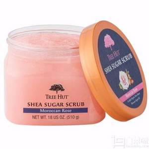 Tree Hut 有機(jī)乳木果摩洛哥玫瑰去角質(zhì)磨砂膏 510g*3罐 Prime會員湊單免費(fèi)直郵含稅