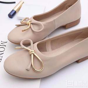 網(wǎng)易嚴(yán)選 蝴蝶結(jié)羊皮女鞋 2色