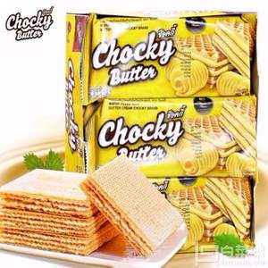 泰国进口，chocky butter 巧客 黄油威化饼干416g*2盒