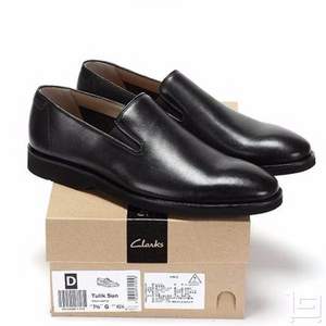 Clarks 其乐 男士真皮一脚蹬休闲鞋 261142627