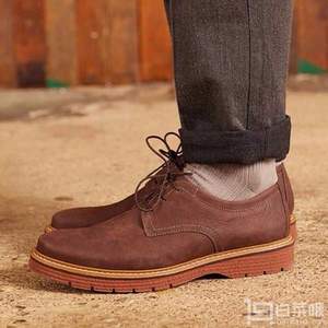 国内￥979，Clarks 其乐 Newkirk Plain 男士真皮休闲鞋 Prime会员免费直邮含税