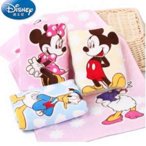 Disney 迪士尼 米妮米奇纯棉割绒儿童毛巾4条