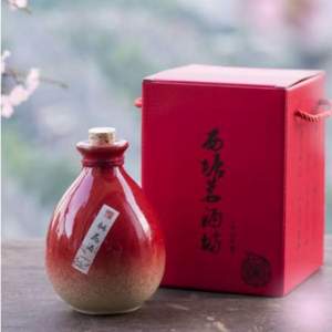 百年老字号，西塘茗酒坊 古法桃花酒500ml 礼盒装