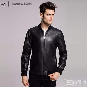 雙十一預(yù)售，Andrew Marc 安德魯·馬克 100%綿羊皮真皮夾克