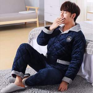 淘寶網(wǎng)：美凱騰 冬季法蘭絨加厚三層夾棉家居服套裝 男女多款