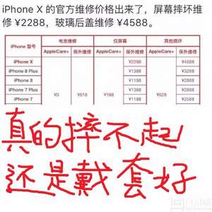 iPhone，X，真的摔不起，还是戴套好！ 