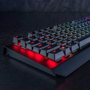 1号0点开始，Razer 雷蛇 BlackWidow X 黑寡妇蜘蛛X幻彩版 悬浮式游戏机械键盘