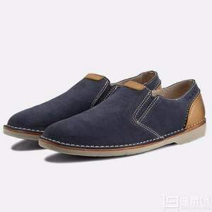 17新款，Clarks 其樂(lè) Hinton Easy 男士休閑一腳蹬鞋 