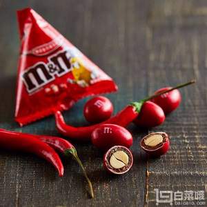 雙十一預(yù)售，M&M's 花生夾心巧克力豆1000g 辣花生口味