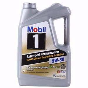 Mobil 美孚 金装1号增强版EP长效版 全合成机油5W-30 5QT