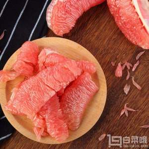 京鲜生 特级琯溪蜜柚 红肉柚子 4粒装 5-6kg*2件