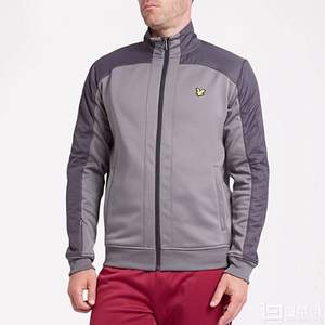 S码，Lyle & Scott 苏格兰金鹰 GRANT 男士运动夹克 Prime会员免费直邮含税