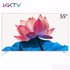 KKTV U55W 55英寸4K超高清 HDR 金属机身 31核人工智能语音网络液晶电视
