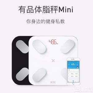 多达29项数据，PICOOC 有品 智能体脂秤 MINI 2色