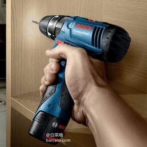 BOSCH 博世 GSR120-Li 单电版家用充电钻 33支混合套装+2件赠品