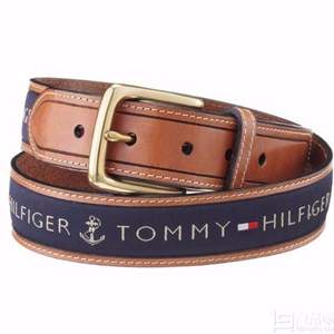Prime会员专享镇店之宝，TOMMY HILFIGER 汤米希尔费格 男士皮带腰带 11TL02X032 2色