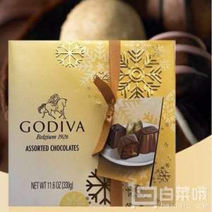 GODIVA 歌帝梵 金裝27顆混合味巧克力禮盒裝 330克 *2盒 