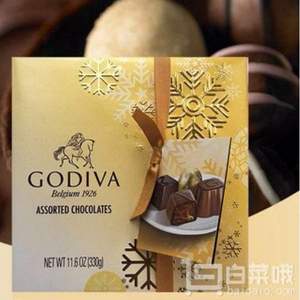 GODIVA 歌帝梵 金装27颗混合味巧克力礼盒装 330克 *2盒*2