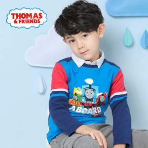 天猫商城：Thomas & Friends 托马斯和朋友 正版授权男童纯棉长袖上装
