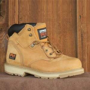 限US8码，Timberland PRO 添柏岚 Pitboss男士6英寸钢头工装靴  Prime会员免费直邮