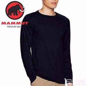 Prime专享，Mammut 猛犸象 Logo Jacquard 男士长袖T恤 1016-00060 两色