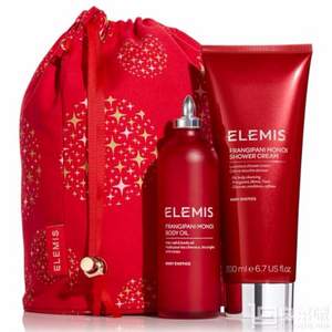 ELEMIS 艾丽美 大溪地鸡蛋花身体护理两件套（沐浴乳200ml+身体油100ml）PRIME会员免费直邮