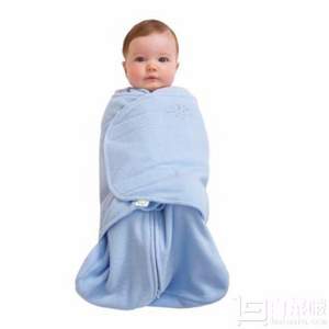 HALO 包裹式婴儿安全睡袋摇粒绒蓝色S
